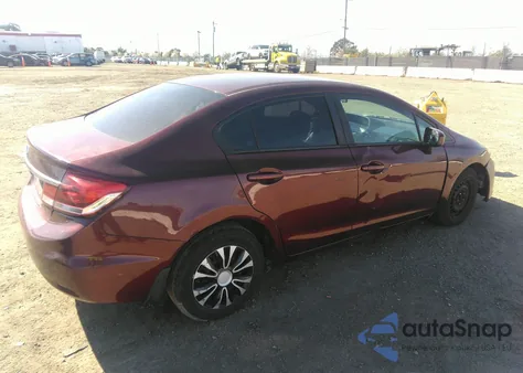 2014 Honda Civic Lx из США, поврежденный, VIN 19XFB2F52EE017223